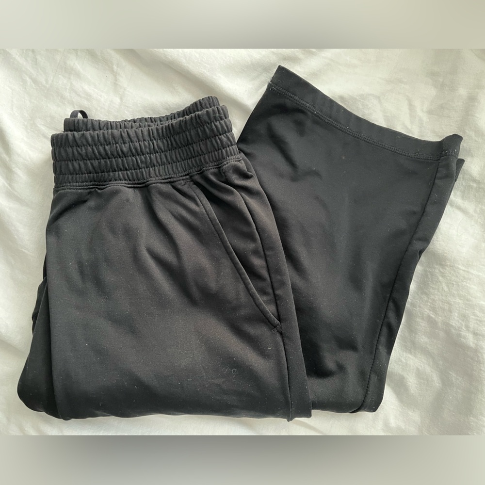 Wide-Leg Athletic Pants